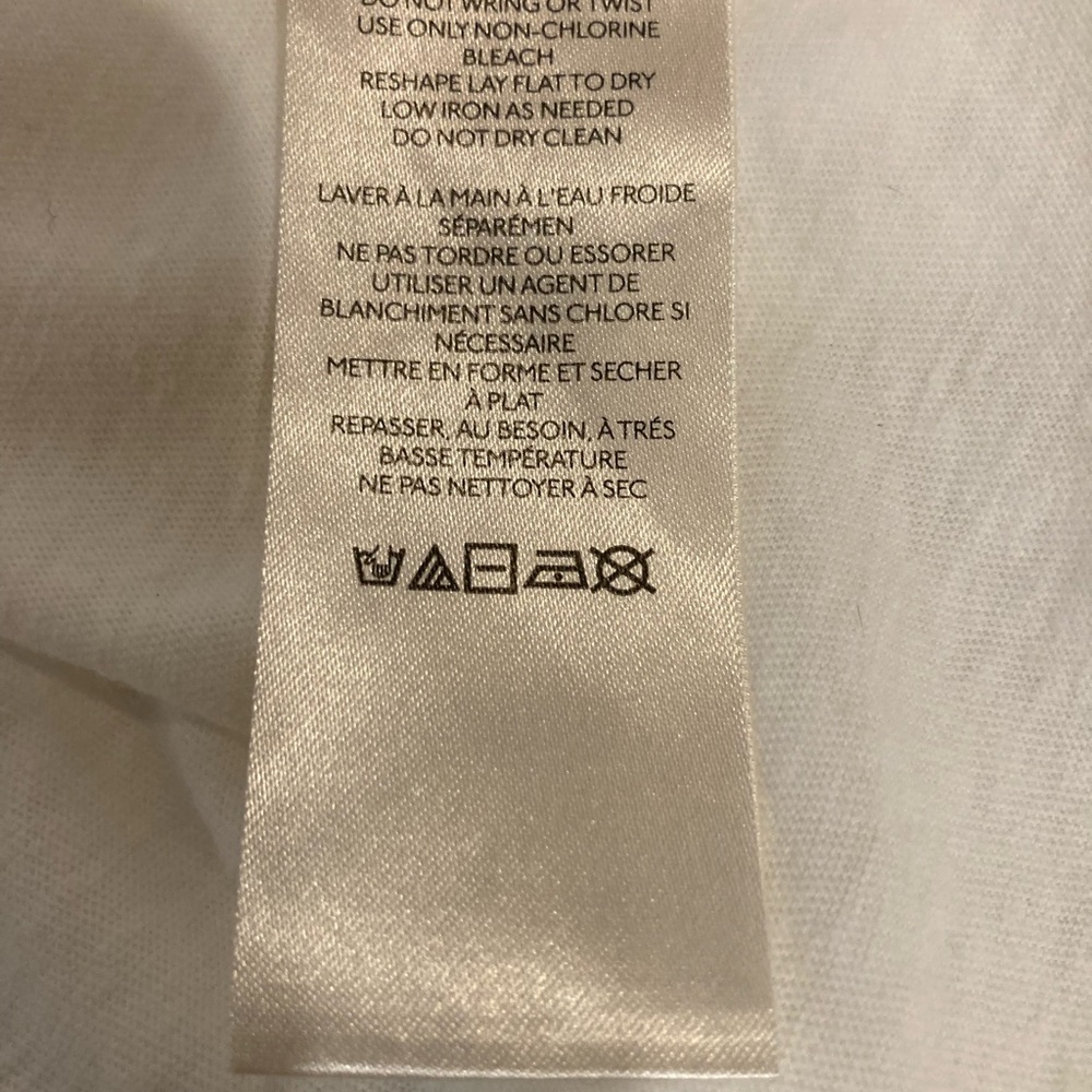 Free People oversized white T-shirt, extra small - Picture 4 of 7